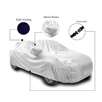 All Weather Car Cover for Hyundai Santro Xing Dustproof,Water Resistant, Snowproof UV Protection Windproof Outdoor Full car Cover Silver Matty-thumb2