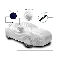 All Weather Car Cover for Hyundai Santro Xing Dustproof,Water Resistant, Snowproof UV Protection Windproof Outdoor Full car Cover Silver Matty-thumb1