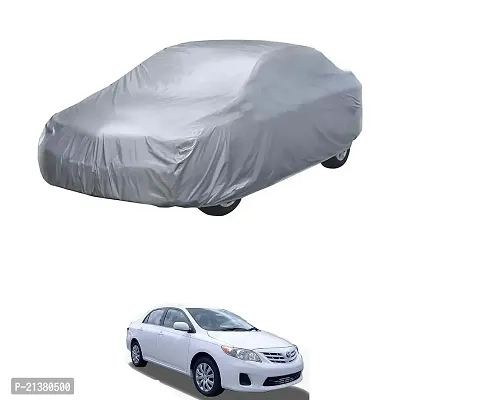 Car Cover Silver Matty Body Cover(Polyester) for Toyota Corolla Old(2004-2008)