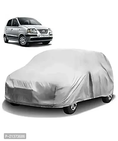 Silver Matty Car Cover Body Covers for Hyundai Santro Xing-thumb0