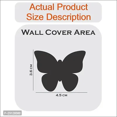 Classic 50 Butterfly Golden-Cp661 Acrylic Mirror Wall Sticker|Mirror For Wall|Mirror Stickers For Wall|Wall Mirror|Flexible Mirror|3D Mirror Wall Stickers|Wall Sticker Cp-1187-thumb3