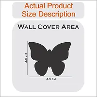 Classic 40 Butterfly Silver-Cp659 Acrylic Mirror Wall Sticker|Mirror For Wall|Mirror Stickers For Wall|Wall Mirror|Flexible Mirror|3D Mirror Wall Stickers|Wall Sticker Cp-1185-thumb2