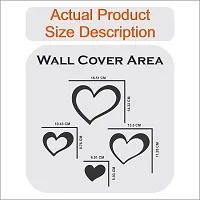 Classic 16 Love Heart Purple-Cp668 Acrylic Mirror Wall Sticker|Mirror For Wall|Mirror Stickers For Wall|Wall Mirror|Flexible Mirror|3D Mirror Wall Stickers|Wall Sticker Cp-1194-thumb1