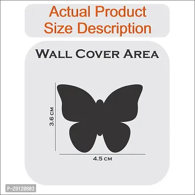 Classic 40 Butterfly Golden-Cp656 Acrylic Mirror Wall Sticker|Mirror For Wall|Mirror Stickers For Wall|Wall Mirror|Flexible Mirror|3D Mirror Wall Stickers|Wall Sticker Cp-1182-thumb3