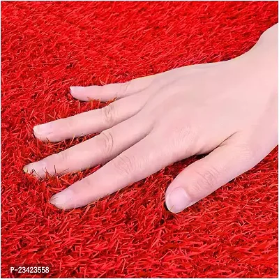 King 35 MM Luxurious Artificial  Soft and Durable Plastic Grass Turf Carpet  (Size 2x1.5 Feet)-thumb0