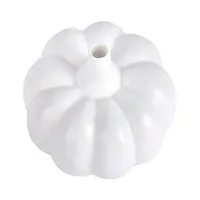 Kraftlik Handicrafts Kaddu Shape Ceramic Vases | Planter | Flower Pot | Bottle Shape with Unique Quality for Home D?cor Center Table Bedroom Side Corners Decoration (White)-thumb3