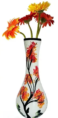 Kraftlik Handicrafts Ceramic Planter Flower Vase | Container | Gamla | Classy Planter Pot Ceramic Planters Pot for Indoor Outdoor Home Office Balcony Decor Pottery (Pack of 2)-thumb1