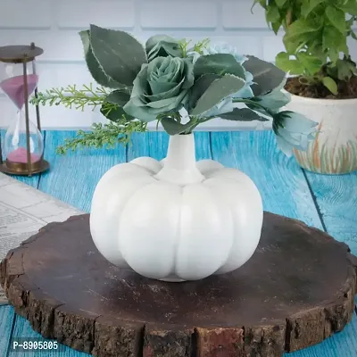 Kaddu Shape Ceramic Vases | Planter | Flower Pot | Bottle Shape with Unique Quality-thumb0