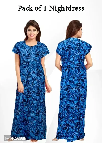 Beautiful Cotton printed Nighty-thumb0