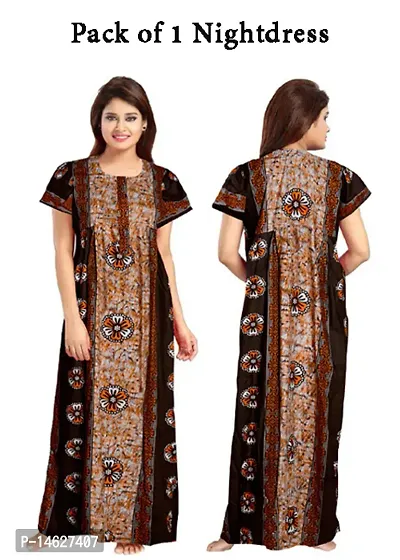 Stylish Printed Cotton Nighty