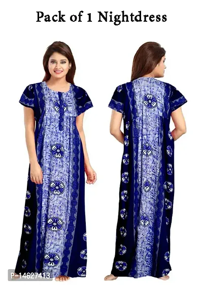 Stylish Printed Cotton Nighty