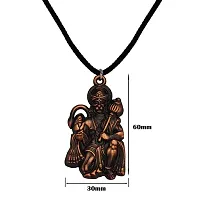 Shiv Jagdamba God Hanuman Pendant for Men  Women Lord Bajrang Bali Locket for Good Health  Wealth 18 Inch Cotton Dori-thumb1