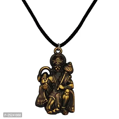 Shiv Jagdamba God Hanuman Pendant for Men  Women Lord Bajrang Bali Locket for Good Health  Wealth 22 inch Snake Chain