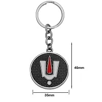 M Men Style Round Shape Balaji Tilak Keyring Car Bike Home Office Birthday Gift To Friends Blue And White And Red Zinc Metal Keychain For Men And Women-thumb1