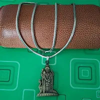 Shiv Jagdamba South Indian Lord Murugan Kartikeya ka Kumara Big Tamil Om VEL Gada Snake Chain Bronze Zinc Metal Pendant Necklace For Men women-thumb4
