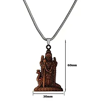 M Men Style South Indian Lord Murugan Kartikeya kanda Kumara Big Tamil Om VEL Gada Snake Chain Copper Zinc And Metal Pendant Necklace For Men And women-thumb1