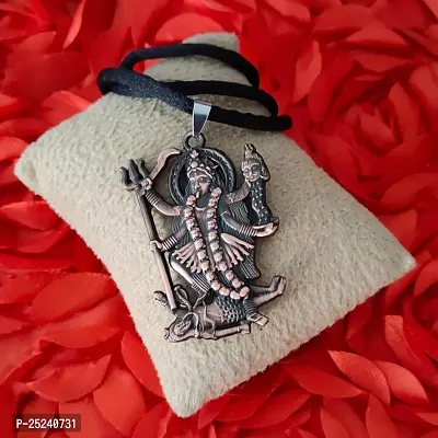 M Men Style Hindu Deity Powerful Mata Goddess Maha Kali Kalika Devi Unique Cotton Dori Copper Zinc And Metal Pendant Necklace For Men And Women SPn20221086-thumb4