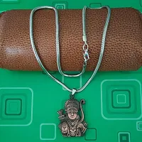 M Men Style God Shree Ram Snake Chain Copper Zinc And Metal Pendant Necklace For Men And women-thumb4