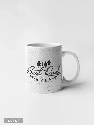 Easy Way Prints Best Dad Ever Ceramic Coffee Mug  (300 ml)