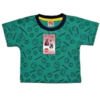 Wise Guys Baby Boys  Baby Girls Party(Festive) Dungaree Set (Green)-thumb2