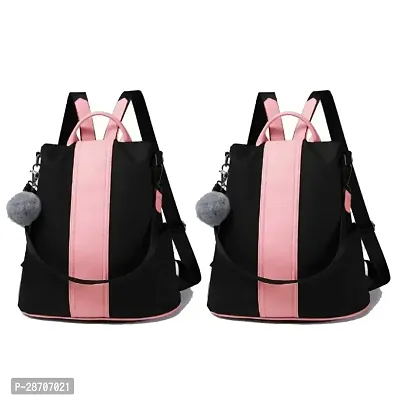 Stylish Backpack For Women And Girls Pack Of 2-thumb0