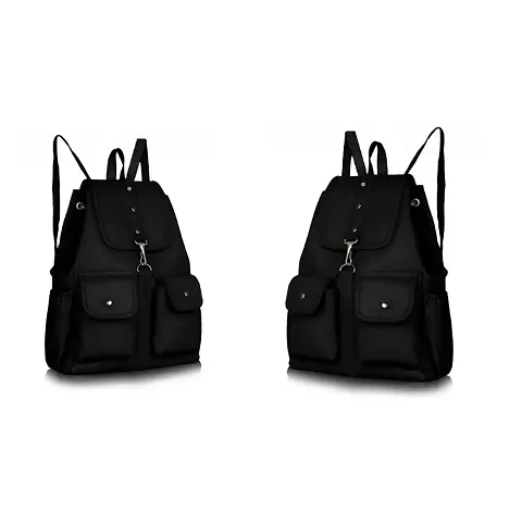 Stylish Backpack For Women And Girls Pack Of 2