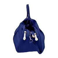Stylish Navy Blue PU Solid Sling Bags For Women-thumb2