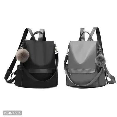 Stylish Backpack For Women And Girls Pack Of 2-thumb0