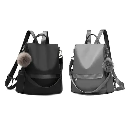 Stylish Backpack For Women And Girls Pack Of 2