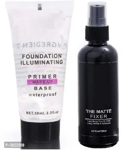 NNBB Makeup Base Primer With Makeup Fixer Primer - 150 Ml (Transparent) (Set Of 2)nbsp;(2 Items In The Set)-thumb0