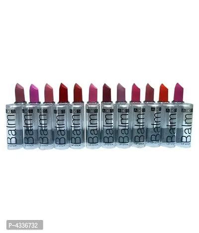 Tss Combo Balm Matte Lipstick For Girls And Women - Set Of 12 Lipstick Multi 100 G-thumb0