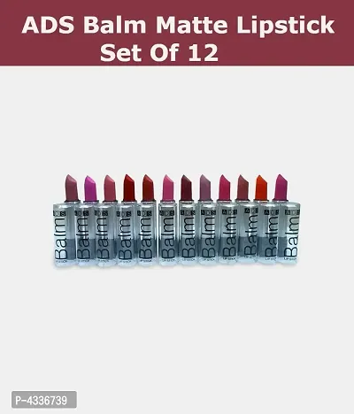 ADS Matte Multicolor Lipstick - Set Of 12-thumb0