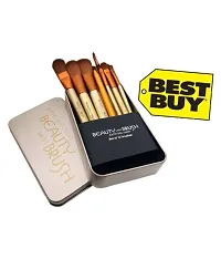 Skinplus Makeup Brush Set 12 (Pack Of 12) Synthetic Foundation Brush, Face Contour Brush 50 Gm-thumb1