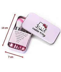 Hello Kitty Imported Professional Makeup Brushes Synthetic Set Of 7-thumb3