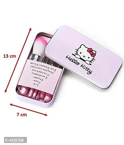 Hello Kitty Imported Professional Makeup Brushes Synthetic Set Of 7-thumb4
