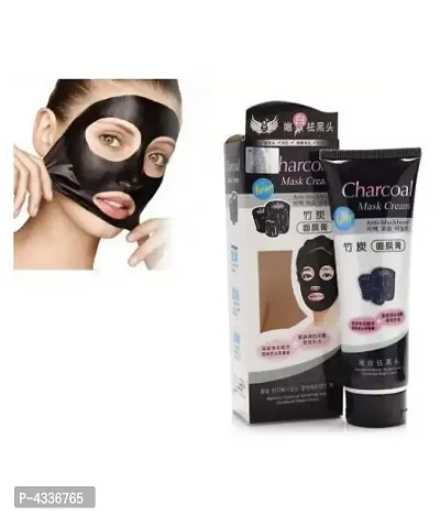 Hpc Charcoal Mask Cream Anti Blackhead Face Mask Cream 130 Gm-thumb0