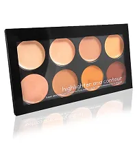 Professional Makeup Pressed Powder Concealer Beige With Pack Of 8 Different Colors-thumb2