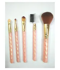 Bella Hararo Makeup Brush Set Of 5 Foundation (Multi-Colour) Synthetic Foundation Brush, Blusher Brush, Face Contour Brush 5 Pcs 50 G-thumb1