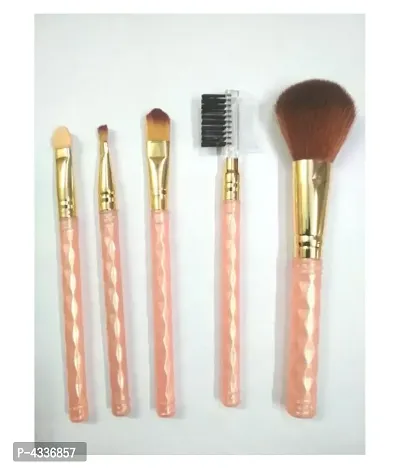 Bella Hararo Makeup Brush Set Of 5 Foundation (Multi-Colour) Synthetic Foundation Brush, Blusher Brush, Face Contour Brush 5 Pcs 50 G-thumb2