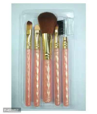 Bella Hararo Makeup Brush Set Of 5 Foundation (Multi-Colour) Synthetic Foundation Brush, Blusher Brush, Face Contour Brush 5 Pcs 50 G-thumb0