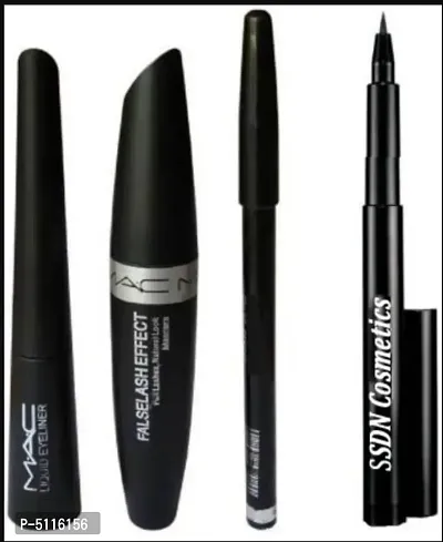 Ultimate Combo Of L 4-In-1 (Eyebrow Pencil, Mascara  Liquid/Pen Eyeliner)-thumb0