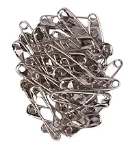 Vardhman Stainless Steel Rust Free and Nickel Pony Safety Pins - 200 Pieces-thumb1