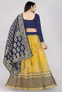 Fancy Art Silk Lehenga Choli For Women-thumb1