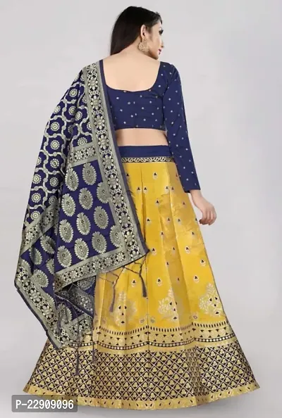 Fancy Art Silk Lehenga Choli For Women-thumb2