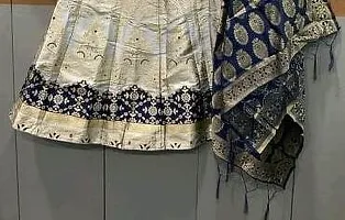 Fancy Art Silk Lehenga Choli For Women-thumb1