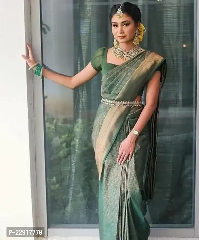 Women Art Silk Saree with Blouse Piece