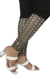 PINKSHELL Elegant Zari Lace Legging for Womens (XL, Black)-thumb4