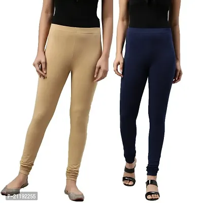 Beige Womens Leggings And Churidars - Buy Beige Womens Leggings And  Churidars Online at Best Prices In India