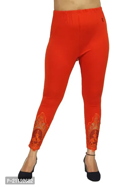 Buy PINKSHELL Women?s Straight Fit Designer Patch Ankle Length Legging  Elegant Solid Cotton Lycra Super Quality,Front Patch on Ankle with, Fancy  Legging Pink Shell (XL, Magenta) Online In India At Discounted Prices