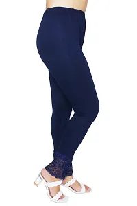 PINKSHELL Women's Beautiful GPO Lace Legging (3XL, Navy Blue)-thumb1